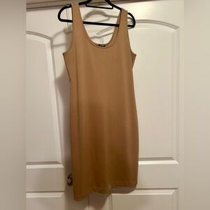 Express Tan Midi Dress